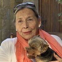 Eleonore Gonzalez mit ihrem Hund