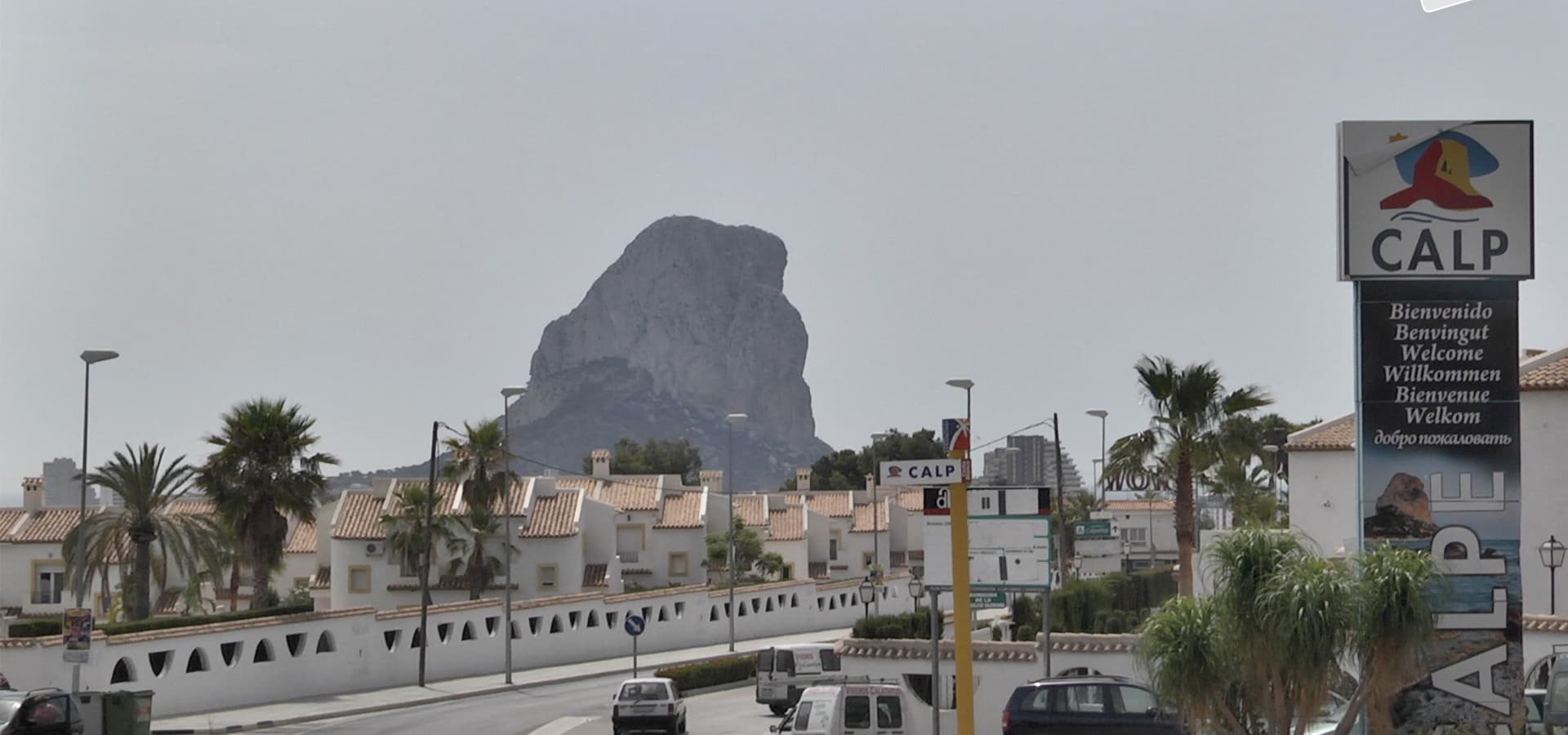 Felsen Penyal d'Ifac an der Costa Blanca