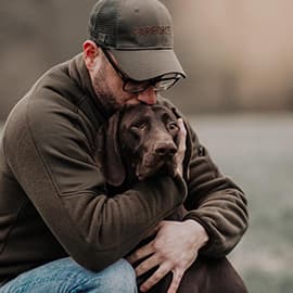 Oliver Hofmann mit Hund Tünnes